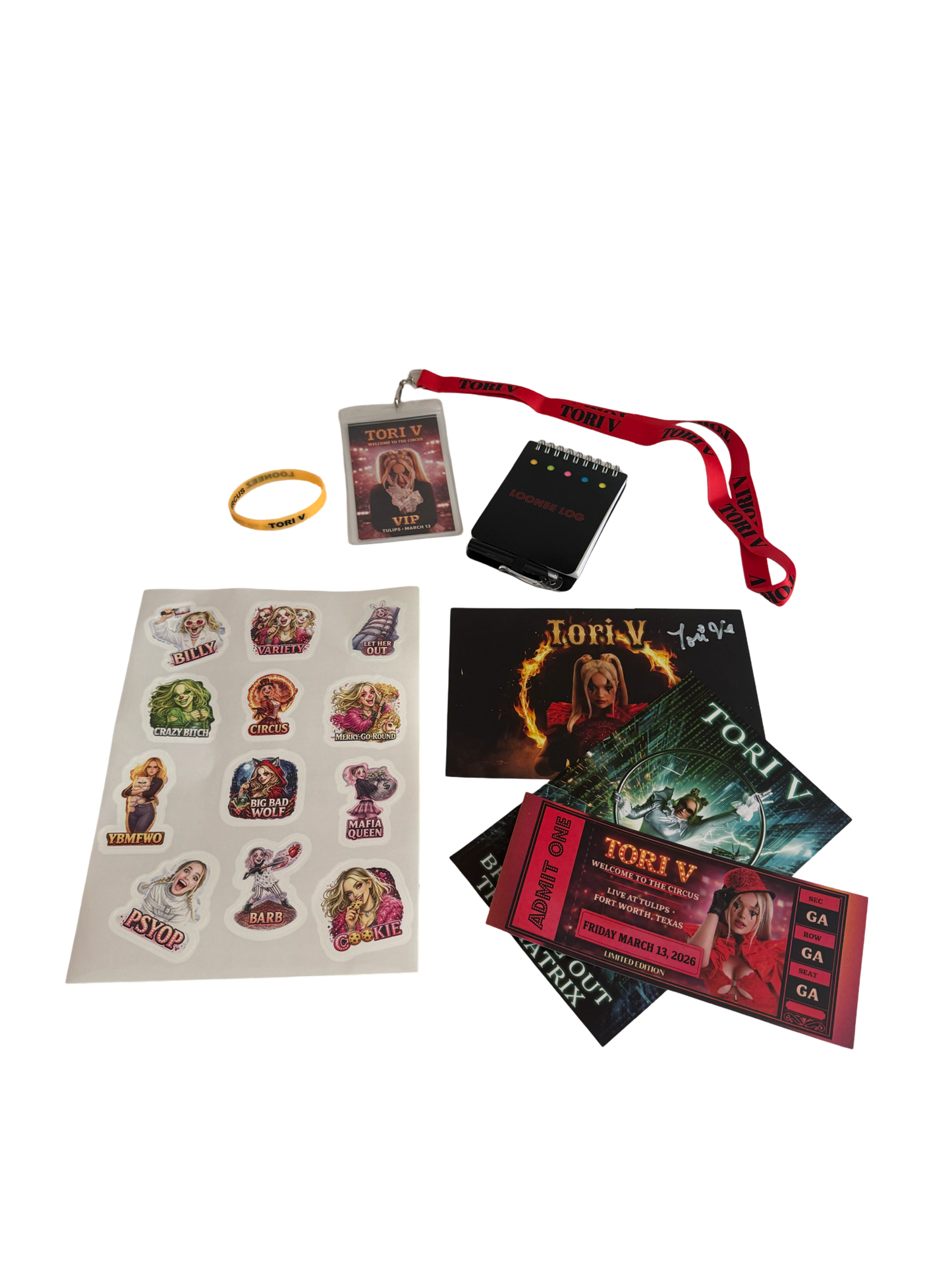 TORI V VIP BAG - Exclusive Autographed Items Included