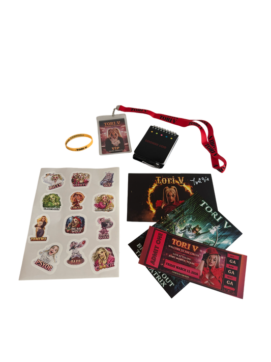 TORI V VIP BAG - Exclusive Autographed Items Included
